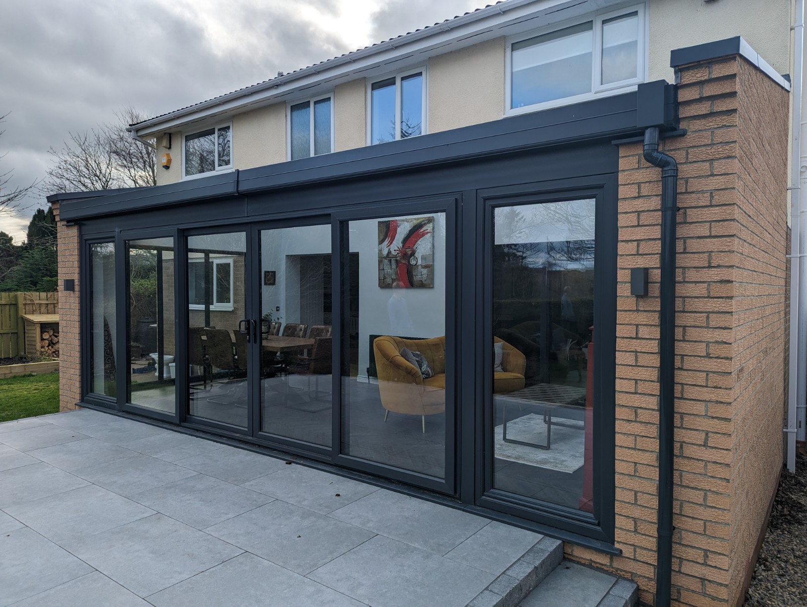Modern Glazed Extension by Enhance Conservatories in Darras Hall, Northumberland