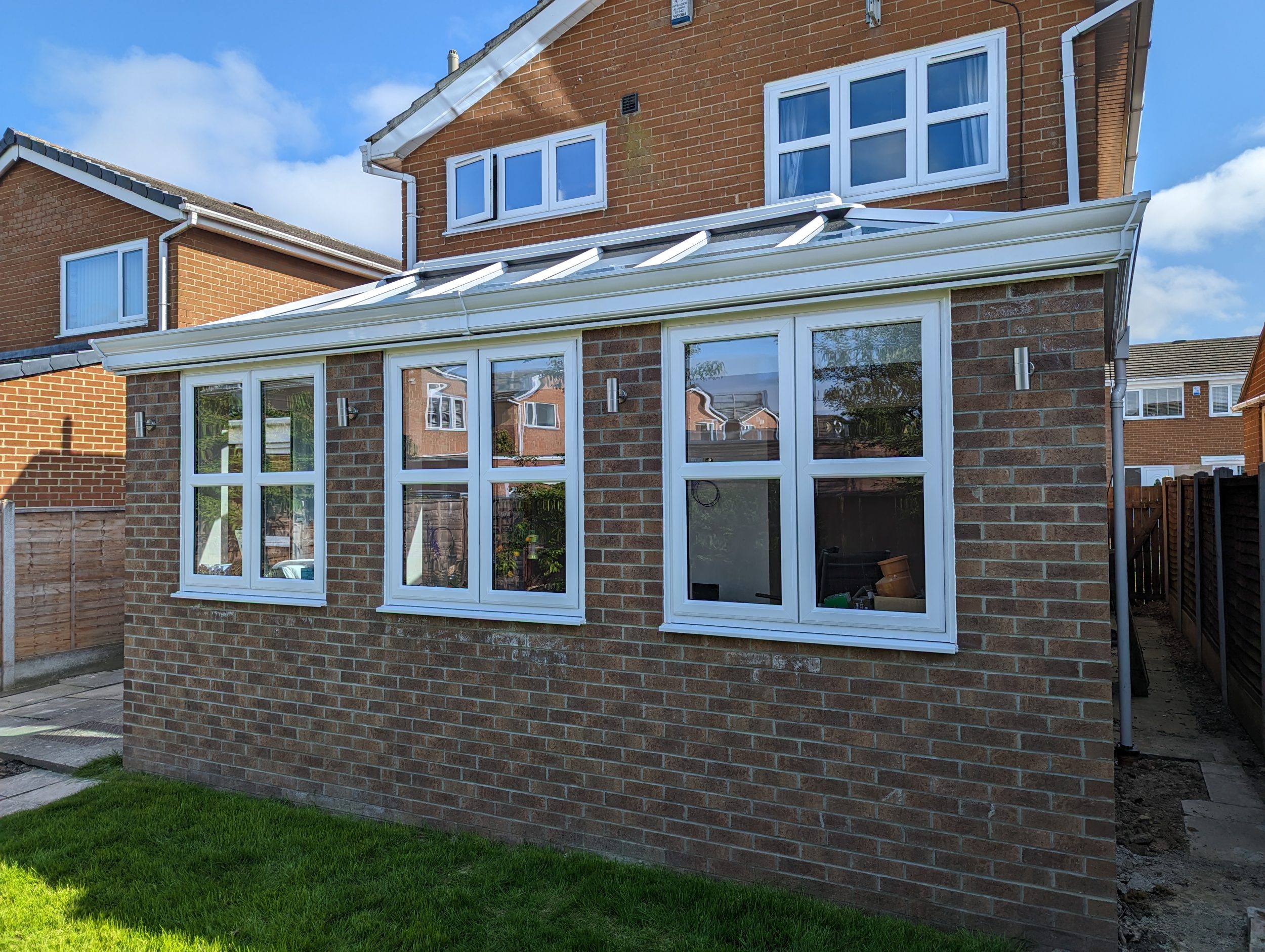 Modern orangery from Enhance conservatories in north east england.