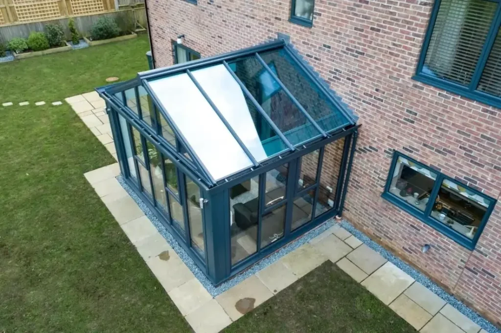 external view of conservatory on modern build